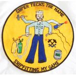 Vietnam Era US Navy ShipFitters Novelty Back / Tour Jacket Patch