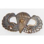 WWII English Made Basic Airborne Jump Wing With Three Battle Stars