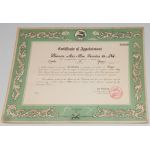 Vietnam Era Air Vietnam Certificate Of Appointment To A Shipping Company In Osaka