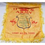 Cowboy Themed Camp Hulen Texas Sweetheart Pillow Cover
