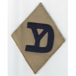 1930's 26th Division Patch On Khaki Twill