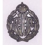 WWII RAAF / Royal Australian Air Force War Economy Cap Badge