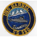 1960's US Navy SS-580 USS Barbel Submarine Patch