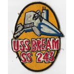 1960's US Navy SS-243 USS Bream Japanese Made Submarine Patch