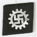 WWII DAF Sleeve Diamond With RZM Tag Patch / Badge