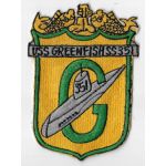 1960's US Navy SS-351 USS Greenfish Japanese Made Submarine Patch