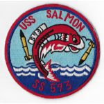 1960's US Navy SS-573 USS Salmon Japanese Made Submarine Patch