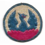 WWII Southeast Asia Command Reverse Direction Shoulder Patch