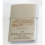 North American Worldwide Moving Trucking Co. Zippo Advertising Lighter