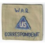 WWII Non-Combatant War Correspondent CBI Made Patch