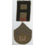 WWI 1st Army Engineers NCo Patch Set