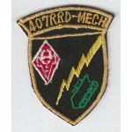 Vietnam 407th Radio Research Detachment Mechanized Pocket Patch