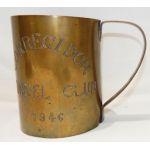 WWII Corregidor Tunnel Club Brass Trench Art Mug