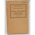 WWII War Department Identification Of Japanese Aircraft Field Manual