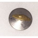 WWII Armor Enlisted Collar Disc Made From 1943 Quarter