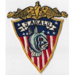 1950's-60's US Navy SS-302 USS Sabalo Japanese Made Submarine Patch