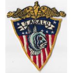 1950's-60's US Navy SS-302 USS Sabalo Japanese Made Submarine Patch