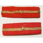 WWII Imperial Japanese Army Corporal Shoulder Board Rank Set