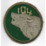 WWII 104th Division GI Customized Shoulder Patch