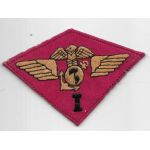 WWII-1947 US Marine Corps 1st Marine Air Wing Chinese Made Silk Patch