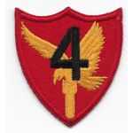 WWII USMC 4th Marine Defense Battalion Patch