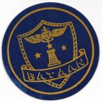 1950's US Navy CVL-29 USS Bataan Flocked Squadron Patch