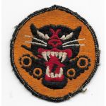 WWII Tank Destroyer Left Facing Tank Barrel Patch