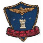 1950's US Navy 24,000 Carrier Landings USS Bataan Squadron Patch