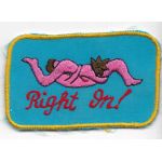 Vietnam Era Right On 69 Novelty Thai Made Patch