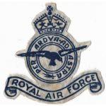 WWII Royal Air Force Flocked Patch