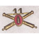 WWII 11th Coast Artillery Officers Collar Device