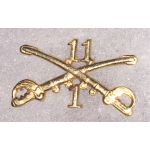 1st Squadron 11th Cavalry Theatre Made Officers Collar Device