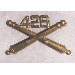 WWII 426th Field Artillery Group Officers Collar Device