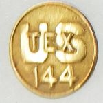 1920's 144th Texas State Guard Enlisted Collar Disc