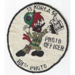 Korean War 101st Photo Signal Photo Officer Woody Woodpecker Patch