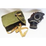 WWII era British civilian Homefront gas mask and bag