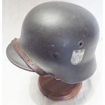 WWII German Army M40 helmet with liner and decal