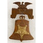 1899 GAR 3rd Encampment Philadelphia Liberty Bell Badge / Medal