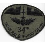 Vietnam 34th General Support Group Pocket Patch