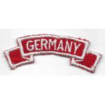 1950's-60's Germany Red Scroll / Patch