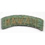 WWII - Late 40's Hawaii Theatre Made Tab / Patch
