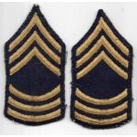 Late-40's-50's Non-Combatant Staff Sergeant Chevron Set