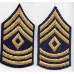 Late-40's-50's Non-Combatant First Sergeant Chevron Set