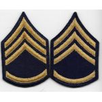 Late-40's-50's Non-Combatant Staff Sergeant Chevron Set