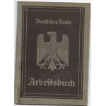 WWII Arbeitsbuch Issued To Carpenter Who Worked At Berchesgarden In 1936