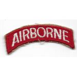 WWII Aviation Engineers Red & White Airborne Tab / Patch
