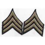 WWII Army Sergeant Chevron Set.