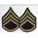 WWII Army Staff Sergeant Chevron Set