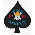 Vn Era 1st Platoon 502nd Infantry WIDOW MAKERS Pocket Patch