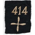 WWI 414th Aero Squadron Enlisted Patch.